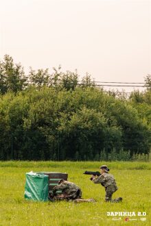 Фото «Зарницы 2.0»: выход отряда на старт миссии «Зарницы» на полигоне «Зарницы 2.0»