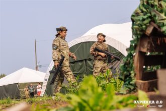 Лазертаг LASERWAR: датчики и жилеты лазертага в строю на площадке LASERWAR
