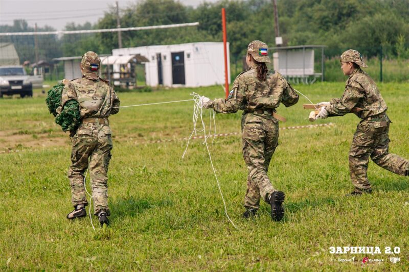 Фото «Зарницы 2.0»: Широкий кадр строя на тренировочном поле — №138