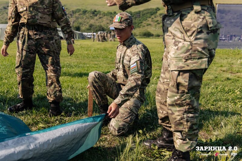Лагерь «Авангард», лазертаг: Панорама полигона в день «Зарницы 2.0» — №172