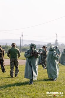 Турнир «Зарницы 2.0» LASERWAR: Ряд тактических шлемов в построении — №185