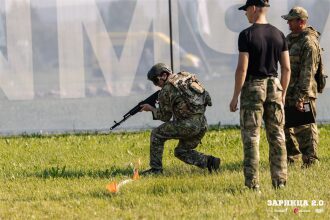 «Зарница 2.0»: Привал у палаток лагеря «Авангард» — №229