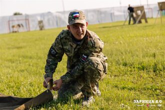 Турнир «Зарницы 2.0» LASERWAR: Линия полевых палаток базы «Авангард» — №293