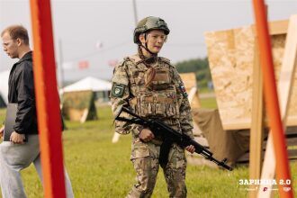 Лагерь «Авангард», лазертаг: Скрытная позиция в зелени на полигоне — №328