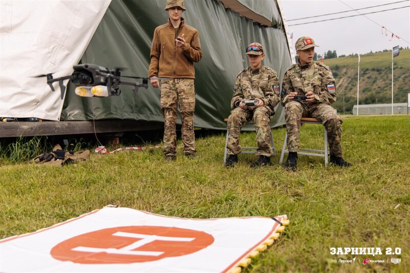 LASERWAR на «Зарнице 2.0»: Широкий кадр строя на тренировочном поле — №338