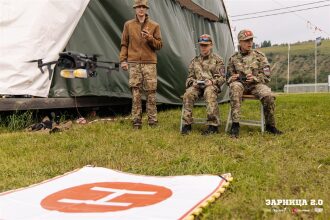 LASERWAR на «Зарнице 2.0»: Широкий кадр строя на тренировочном поле — №338