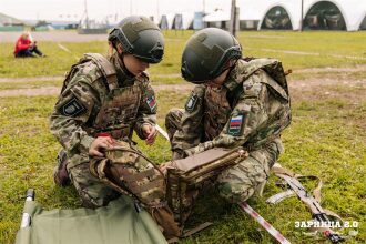 LASERWAR на «Зарнице 2.0»: Полный рост: камуфляж и берцы на плацу — №344