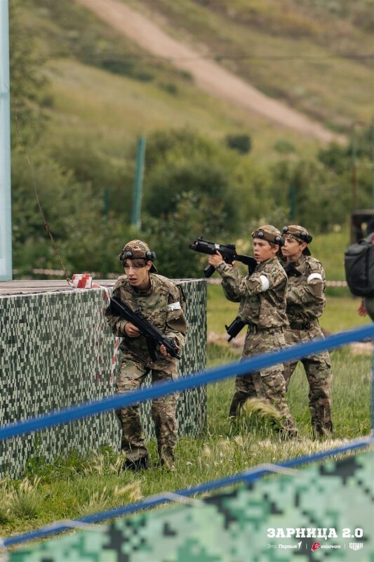 Фото «Зарницы 2.0»: Бег с тагером по песчаной тропе «Авангарда» — №486