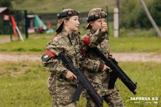 Фото «Зарницы 2.0»: Сбор команды у информационного маркера — №510