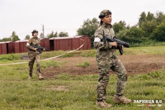 «Зарница 2.0»: Группа с тагерами LASERWAR в камуфляже — №523