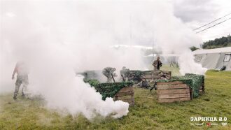 Турнир «Зарницы 2.0» LASERWAR: Укрытие за стволом дерева на миссии — №581