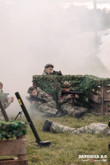 Фото «Зарницы 2.0»: Песчаный полигон с маркировкой сценария — №582