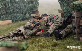 Лазертаг LASERWAR: Ряд тактических шлемов в построении — №585