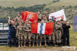 LASERWAR на «Зарнице 2.0»: Широкий кадр строя на тренировочном поле — №698