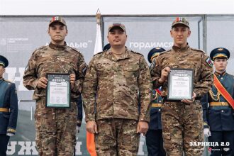 «Зарница 2.0»: Ряд тактических шлемов в построении — №745
