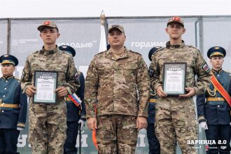 Лагерь «Авангард», лазертаг: Связка напарников на маршруте «Зарницы» — №748