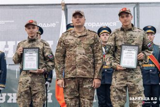 Лагерь «Авангард», лазертаг: Движение цепочкой по полевой дороге — №754