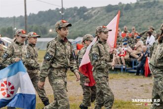 Лагерь «Авангард», лазертаг: Панорама полигона в день «Зарницы 2.0» — №772