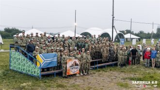 Турнир «Зарницы 2.0» LASERWAR: Ряд тактических шлемов в построении — №785