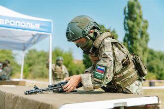 LASERWAR на «Зарнице 2.0»: портрет бойца в шлеме LASERWAR в лазертаг-дне «Зарницы»