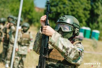 Фото «Зарницы 2.0»: Бег с тагером по песчаной тропе «Авангарда» — №126