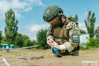 «Зарница 2.0»: Ряд тактических шлемов в построении — №265