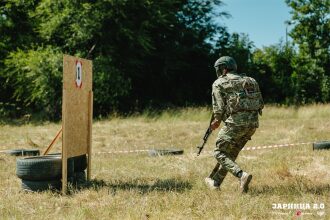 LASERWAR на «Зарнице 2.0»: Тактическая стойка на склоне песчаного поля — №374