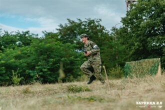Фото «Зарницы 2.0»: Широкий кадр строя на тренировочном поле — №618