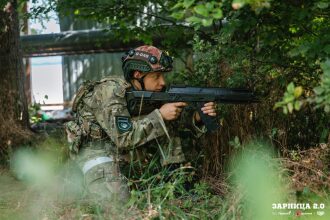 LASERWAR на «Зарнице 2.0»: Низкая стойка в сухой траве с тагером — №656