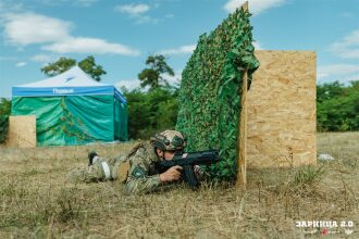 LASERWAR на «Зарнице 2.0»: Низкая стойка в сухой траве с тагером — №776