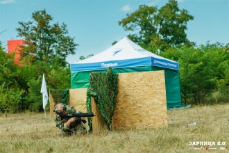 LASERWAR на «Зарнице 2.0»: Песчаный полигон с маркировкой сценария — №782
