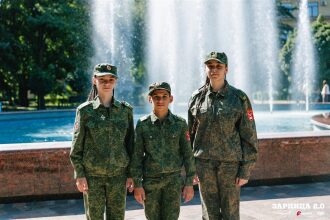 «Зарница 2.0»: Ряд тактических шлемов в построении — №865