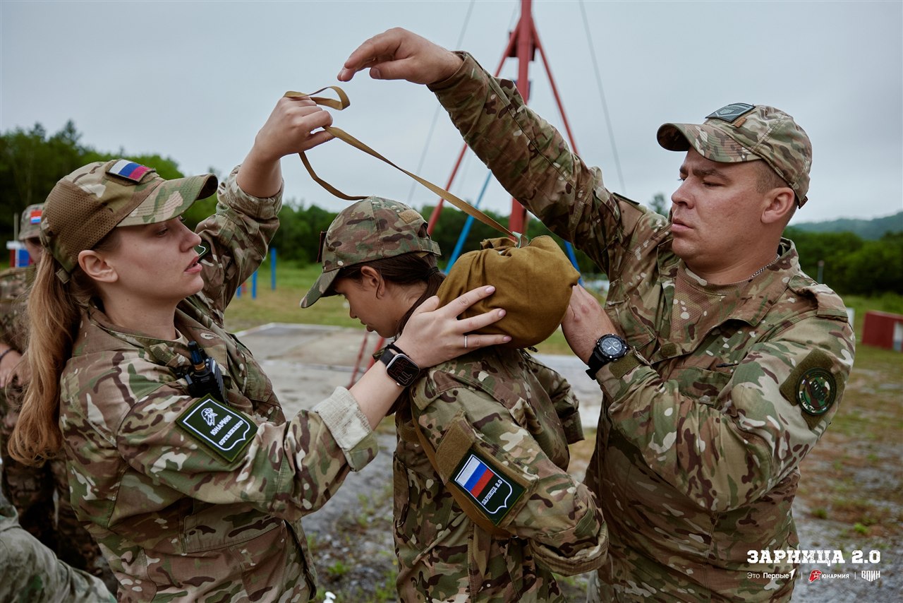 Фото «Зарницы 2.0»: Наблюдение с возвышенности полигона — №156