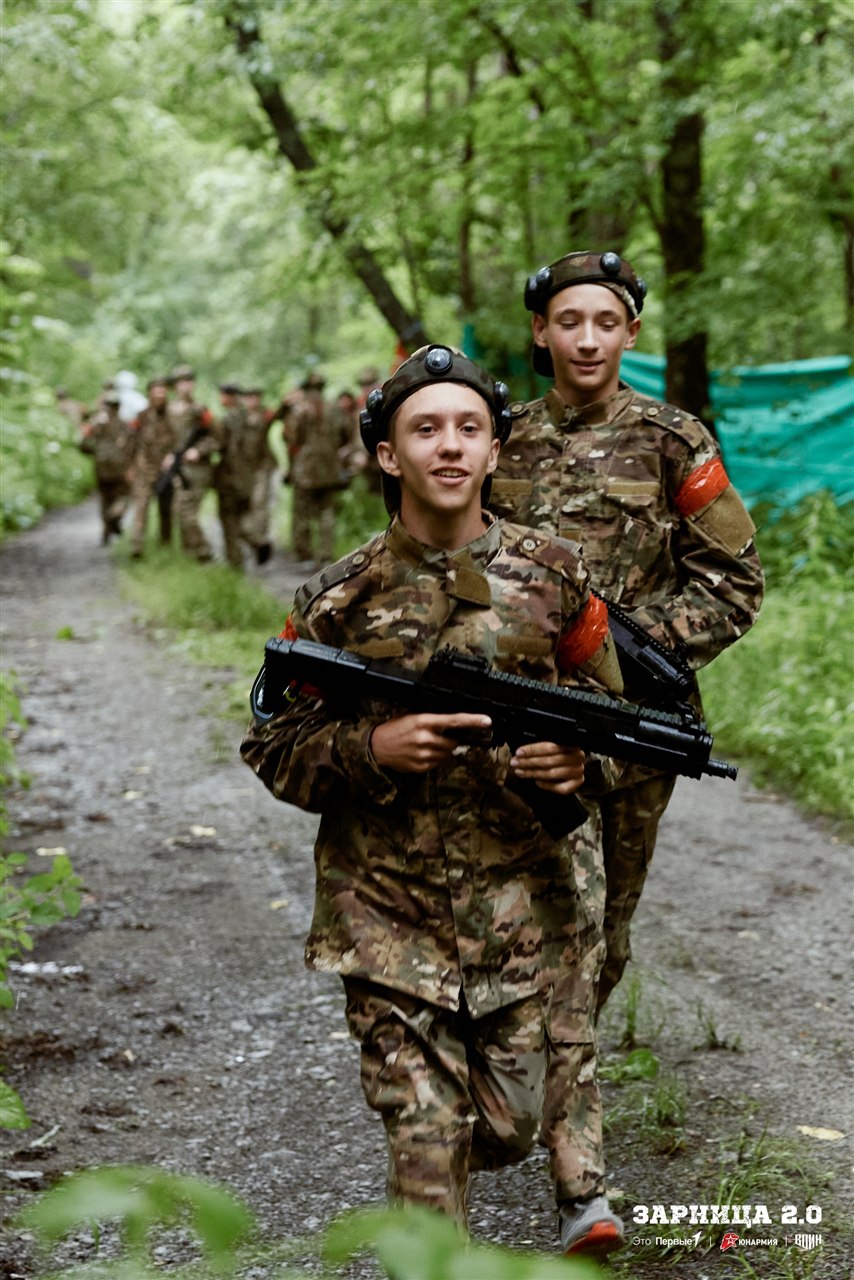 LASERWAR на «Зарнице 2.0»: Широкий кадр строя на тренировочном поле — №218