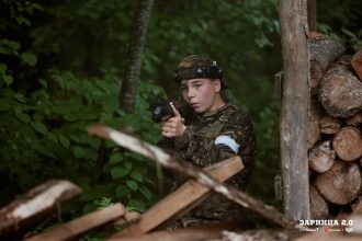 Фото «Зарницы 2.0»: Широкий кадр строя на тренировочном поле — №258