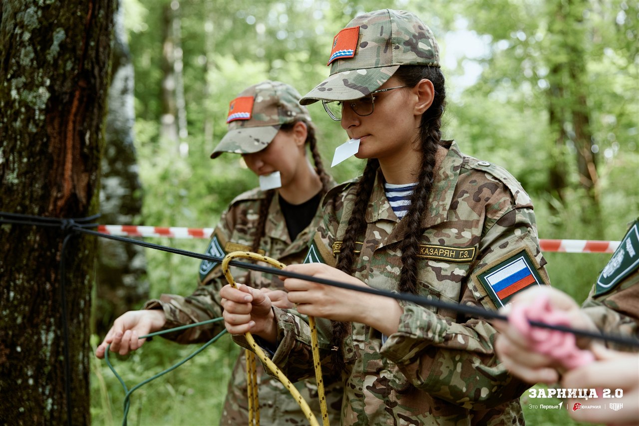 Фото «Зарницы 2.0»: Наблюдение с возвышенности полигона — №396