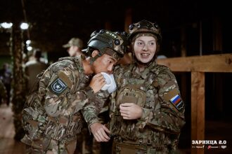 Лазертаг LASERWAR: Ряд тактических шлемов в построении — №465
