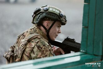 Лагерь «Авангард», лазертаг: Бег с тагером по песчаной тропе «Авангарда» — №526