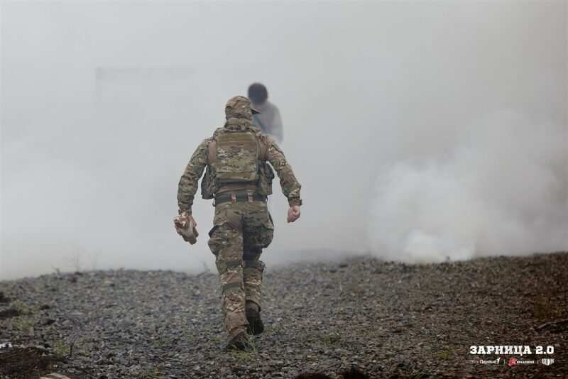 Фото «Зарницы 2.0»: Наблюдение с возвышенности полигона — №636