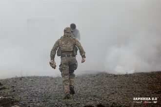 Фото «Зарницы 2.0»: Наблюдение с возвышенности полигона — №636