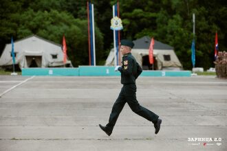 Лагерь «Авангард», лазертаг: Панорама полигона в день «Зарницы 2.0» — №772