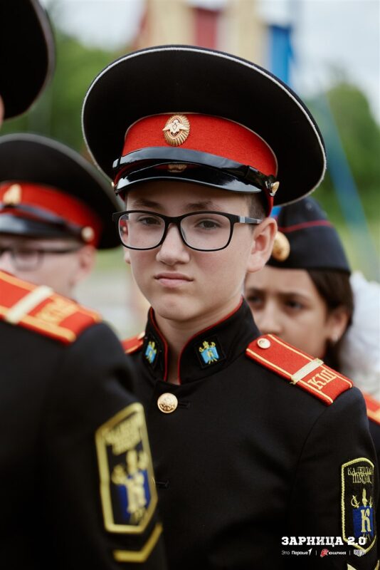 «Зарница 2.0»: Групповой портрет отряда на полигоне — №793