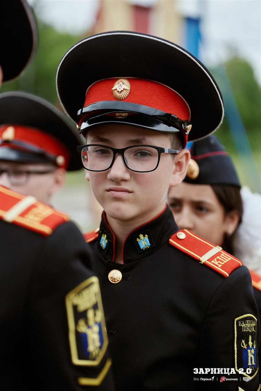 «Зарница 2.0»: Групповой портрет отряда на полигоне — №793