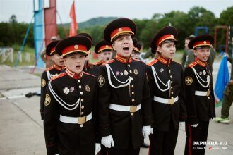 Лагерь «Авангард», лазертаг: Церемониальный кадр игрового дня — №838