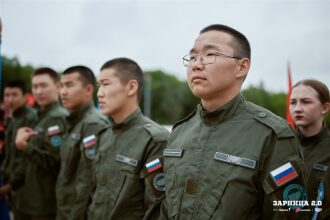 Фото «Зарницы 2.0»: Сбор команды у информационного маркера — №870