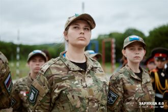 Лагерь «Авангард», лазертаг: Движение цепочкой по полевой дороге — №874