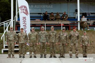 Лагерь «Авангард», лазертаг: Панорама полигона в день «Зарницы 2.0» — №892