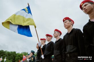 Фото «Зарницы 2.0»: Портрет бойца в шлеме LASERWAR — №930