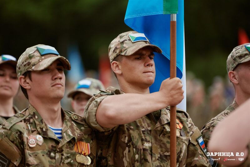 Фото «Зарницы 2.0»: Широкий кадр строя на тренировочном поле — №978