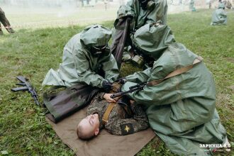 Фото «Зарницы 2.0»: Наблюдение с возвышенности полигона — №156